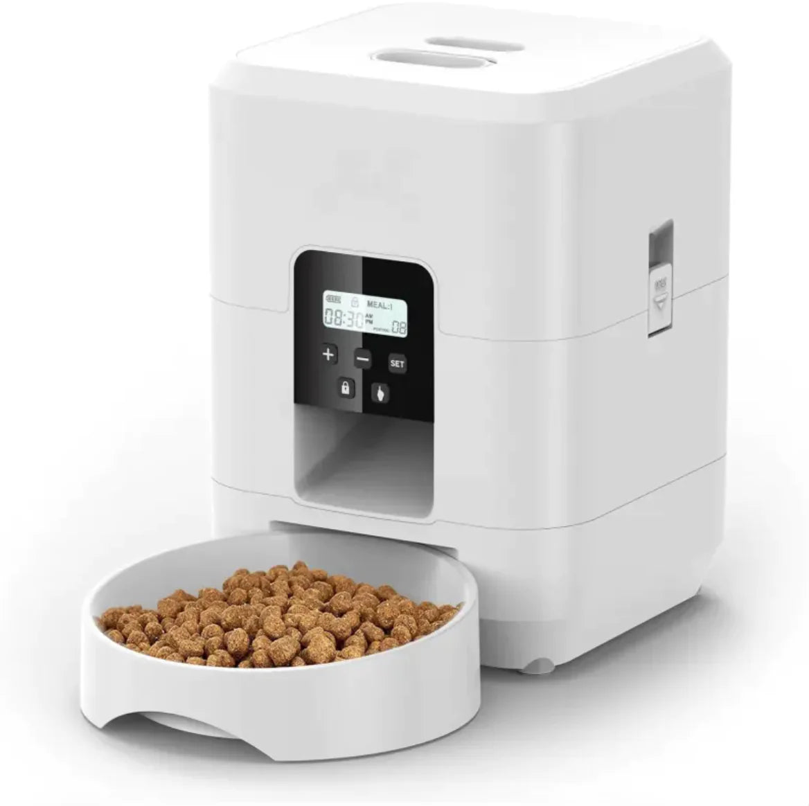 Smart Automatic Pet Feeder with App Control & Voice Recorder – Timed Meals, Portion Control for Dogs & Cats (5–6L)